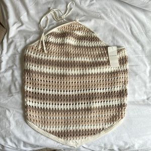 Abercrombie Crochet Halter Top